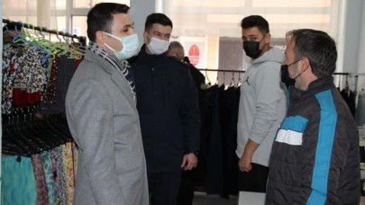 KAYMAKAM DAĞLI ESNAF ZİYARETİNDE