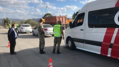 KAYMAKAM ŞEN, KONTROL NOKTALARINDA DENETLEMELERDE BULUNDU