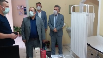 KAYMAKAM ŞEN, SAĞLIK MERKEZİNDE İNCELEMELERDE BULUNDU