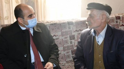 KIBRIS GAZİSİ HASAN CEYLAN’I ZİYARET ETTİ