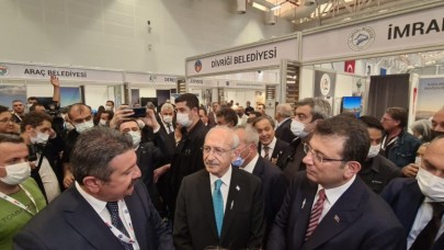 KILIÇDAROĞLU, MERZİFON STANTINI ZİYARET ETTİ