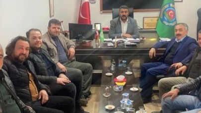 KIRBAŞ VE EKİBİ ZİRAAT ODASI’NI ZİYARET ETTİ