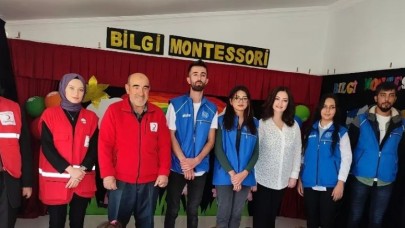KIZILAY HEYETİ MİNİKLERİN KONUĞU OLDU