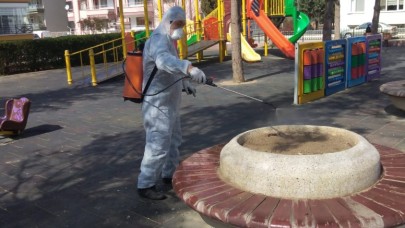 KORONAVİRÜSLE MÜCADELE VE TEMİZLİK ÇALIŞMALARI DEVAM EDİYOR