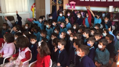 KÖY OKULLARINDA AFET EĞİTİMİ VERİLDİ