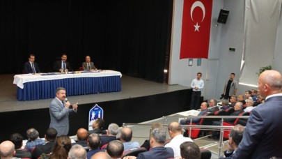 KÖY VE MAHALLE MUHTARLARI TOPLANTISI YAPILDI