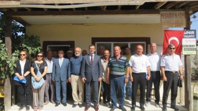 KÖY ZİYARETLERİNDE BULUNDU