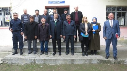 KÖY ZİYARETLERİNE DEVAM ETTİ