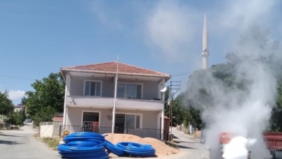 KÖYLER VE MAHALLELER HAŞAREYE KARŞI İLAÇLANDI