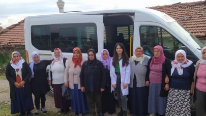 KÖYLERDE KANSER TARAMASI YAPILDI