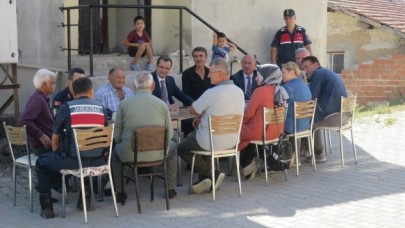 KÖYLÜNÜN TALEPLERİNİ DİNLEDİ