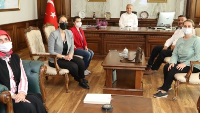 KURULACAK TESİS HAKKINDA GÖRÜŞ ALIŞVERİŞİNDE BULUNDULAR