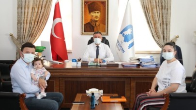 LİNA BEBEK İÇİN DESTEK ZİYARETLERİ DEVAM EDİYOR