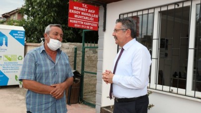 MAHALLE SAKİNLERİNDEN SORUNLARI DİNLEDİ