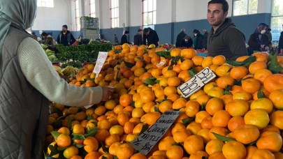 MANDALİNA TEZGAHA İNDİ