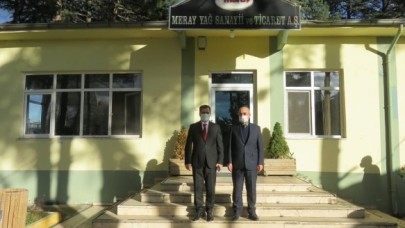 MERAY YAĞ FABRİKASI’NI ZİYARET ETTİ