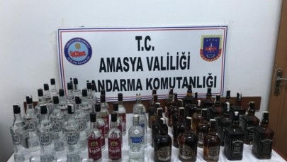MERZİFON’DA 243 LİTRE SAHTE İÇTİ ELE GEÇİRİLDİ