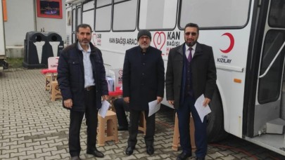 MERZİFON’DA KAN BAĞIŞI KAMPANYASI DÜZENLENDİ