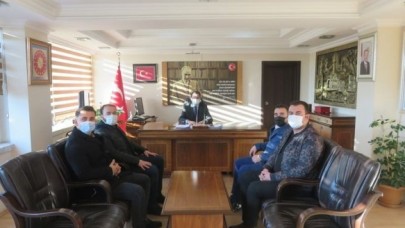 MERZİFON GENÇLERİNDEN KAYMAKAM GÜLDOĞAN’A ZİYARET