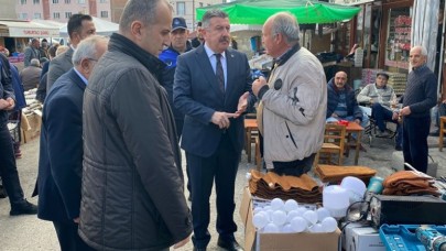 MESAİYE PAZAR ZİYARETİ İLE BAŞLADI