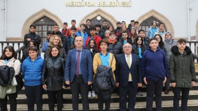MESLEK LİSELİLER BELEDİYE’Yİ GEZDİ