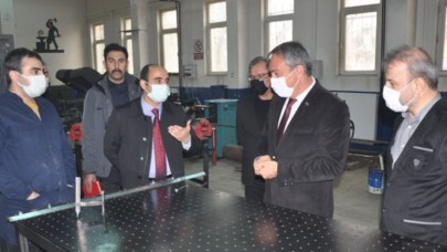 MESLEK LİSESİ’Nİ ZİYARET ETTİ