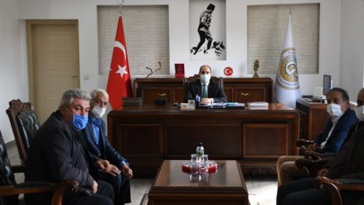 MHP YÖNETİMİNDEN HAYIRLI OLSUN ZİYARETİ
