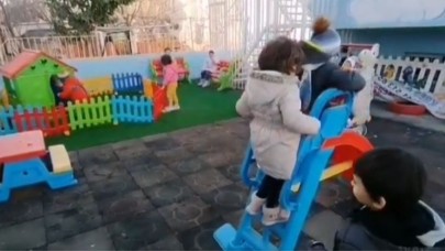 MİNİKLER GÜZEL HAVANIN TADINI ÇIKARDI