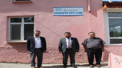 MÜFTÜ AYVAZ KARAKÖPRÜ KÖYÜ CAMİİ’Nİ ZİYARET ETTİ