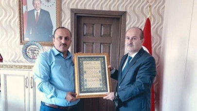 MÜFTÜ KAYA’DAN KAYMAKAM ŞEN’E ZİYARET