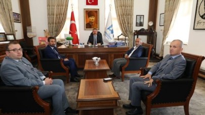 MÜFTÜ PEHLİVAN’DAN BELEDİYE ZİYARETİ