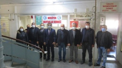 MUHTARLAR DERNEĞİNİ ZİYARET ETTİ