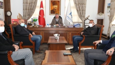 MUHTARLARDAN BAŞKAN KARGI’YA ZİYARET