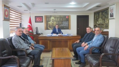 MUHTARLARDAN KAYMAKAM GÜLDOĞAN’A ZİYARET
