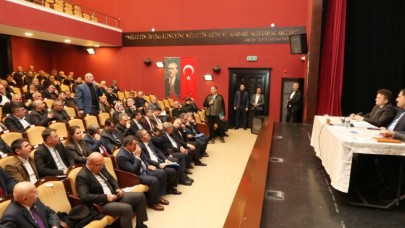 MUHTARLARDAN SORUNLARI DİNLEDİ