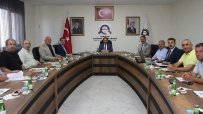 MÜTEŞEBBİS HEYETİ MASATLI BAŞKANLIĞINDA TOPLANDI