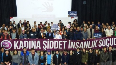 MYO'DA KADINA YÖNELİK ŞİDDETLE MÜCADELE SEMİNERİ DÜZENLENDİ