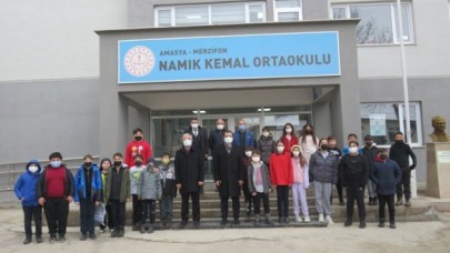 NAMIK KEMAL ORTAOKULU’NU ZİYARET ETTİ