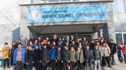 NAMIK KEMAL ORTAOKULU’NU ZİYARET ETTİ