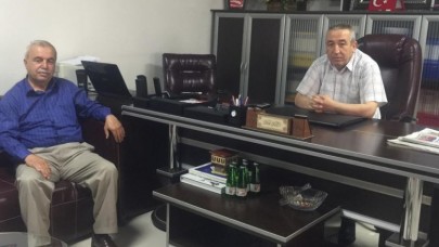 NUFÜS MÜDÜRÜ ÇOTUR’DAN VEDA ZİYARETİ