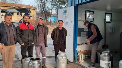 OCAK AYINDA GÜNLÜK 60 TON ÇİĞ SÜT MİKTARINA ULAŞILDI