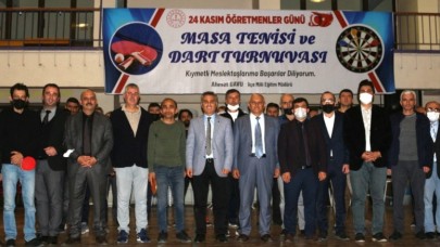 ÖĞRETMENLER GÜNÜ “MASA TENİSİ VE DART TURNUVALARI” SONA ERDİ
