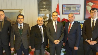 OKA'DAN BAŞKAN ALMAÇ'A HAYIRLI OLSUN ZİYARETİ