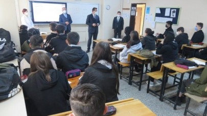 OKULLARDA İNCELEMELERDE BULUNDU