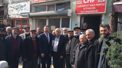 ÖNCE ÖRGÜT, SONRA ESNAF ZİYARETİ YAPTI
