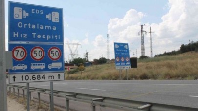 "ORTALAMA HIZ İHLAL TESPİT SİSTEMİ" DEVREDE