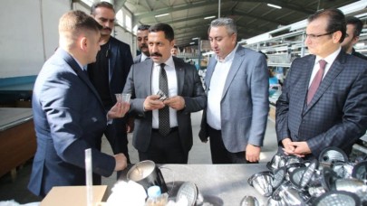 OSB’DE İNCELEMELERDE BULUNDU