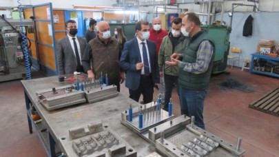 OSB’NİN ÖNEMLİ FİRMALARINDAN  GÜR KALIP’I ZİYARET ETTİ