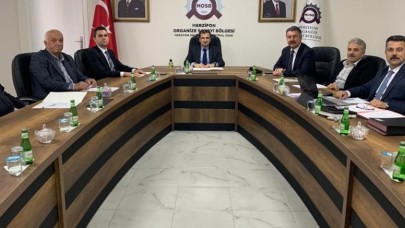 OSB YÖNETİMİ TOPLANDI