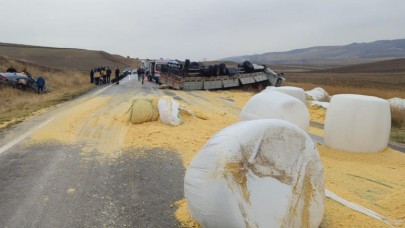OTOMOBİLLE TIR ÇARPIŞTI 3 KİŞİ YARALANDI